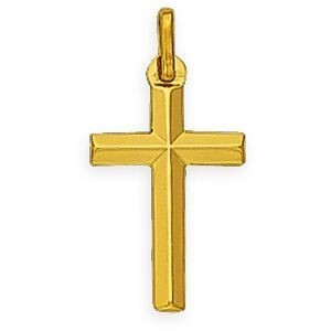 Croix Or 375 10*20mm Avec Bélière