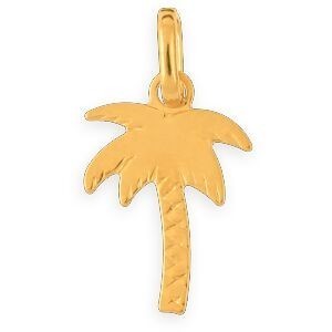 Pendentif Or 375 Palmier 8*15mm Avec Bélière