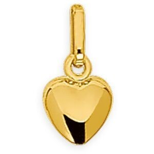 Pendentif Or 375 Cœur 6*11mm Avec Bélière
