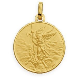 Médaille Or 375 Saint Michel 17*24mm Avec Bélière