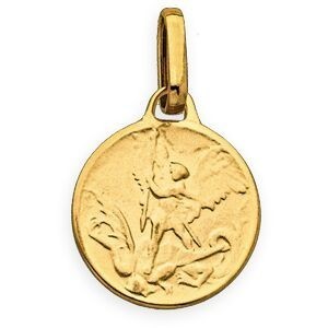 Médaille Or 750 Saint Michel 11*17mm Avec Bélière