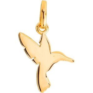 Pendentif Plaqué Or Colibri 10.5*21mm Avec Bélière