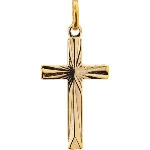 Croix Plaqué Or 15*30mm Avec Bélière