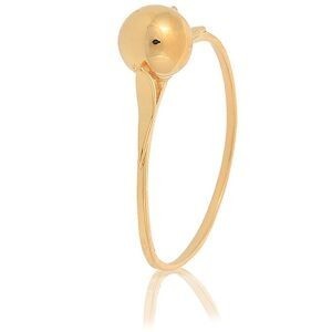 Bague Or 375 Boule 6mm Corps 1mm Taille 54