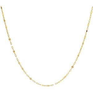 Collier Or 375 Maille Marine Diamanté 45cm
