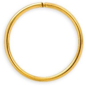 Piercing Nez Or 750 Créole 14mm Tube 1mm