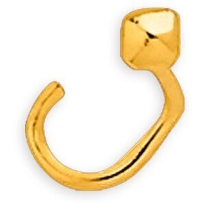 Piercing Nez Or 750 9mm Tige Courbée Boule 1.8mm