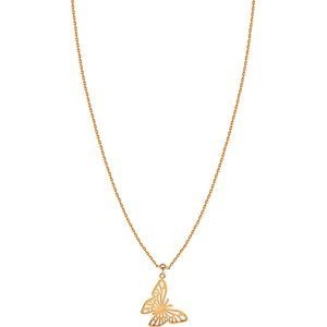 Chaîne Taille 80  à 95cm Plaqué Or Papillon 24*19mm