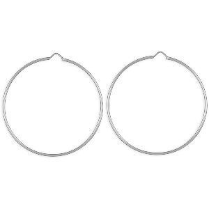 Créoles Argent 925 80mm Tube 2mm