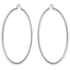 Créoles Argent 925 60mm Tube 2mm