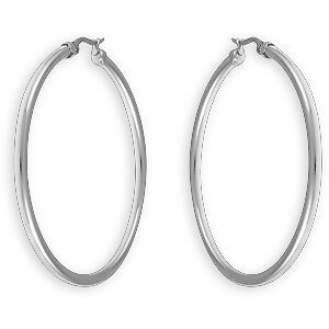 Créoles Acier 50mm Tube 3mm