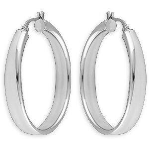 Créoles Acier 40mm Tube 7mm