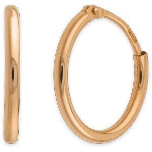 Créoles Or 750 14mm Tube 1.5mm