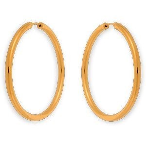 Créoles Or 375 46mm Tube 3mm