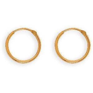 Créoles Or 375 16mm