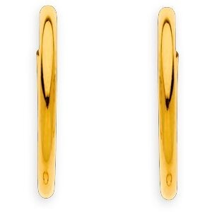 Créoles Or 375 20mm Tube 2mm