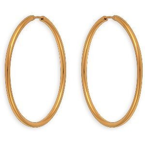 Créoles Or 375 25mm Tube 2mm