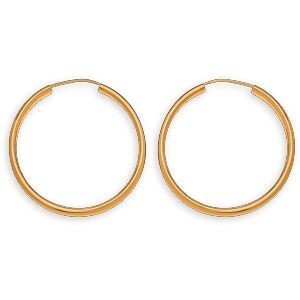 Créoles Or 375 30mm Tube 2mm