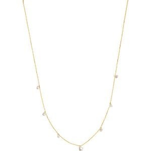 Collier Or 375 7 Coeurs Oxydes 42 à 45cm