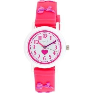 Montre Lou & Leo Enfant - Carte Guadeloupe Bracelet Fushia