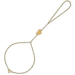 Chaîne Main Or 750 1.5mm 19cm Carte Guyane Toucan 9*10.5mm