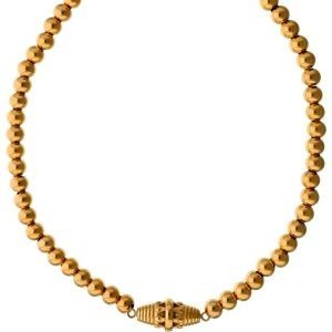 COLLIER CALLAS ACIER IPG BOULES 8MM BARILLET CLASSIC  42+5CM TAG