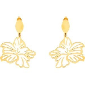 BOUCLE D'OREILLE CALLAS ACIER FLEUR AJOURE
