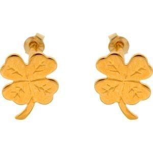 Boucles d’oreilles au motif trèfle