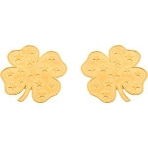 Boucles d’oreilles trèfle étoile