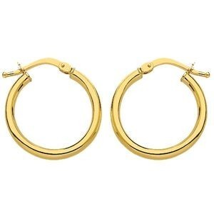 créoles or 9 carats 18mm