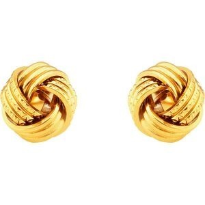 BO CALLAS ACIER IPG NOEUD LISSE ET GODRONE 10MM
