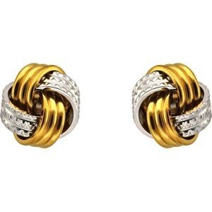 BO CALLAS ACIER BIC NOEUD LISSE ET GODRONE 10MM