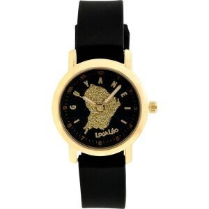 Montre enfant lou&leo guyane glitter dore