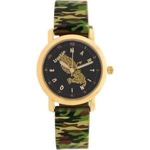 Montre enfant lou&leo martinique glitter dore