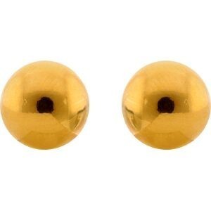 Boucles or 9 carats demi-boules 10mm