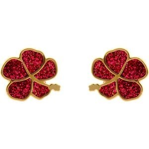 BO BOUTONS HIBISCUS EMAIL PAILLETE